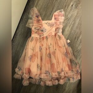 Minnie Mouse Pink Tulle Dress Toddler Size 4t